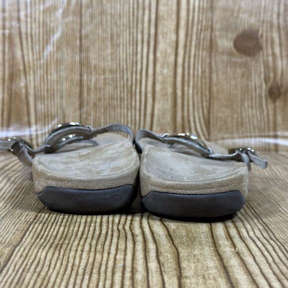 Vionic Ricci Orthaheel Womens Size 9 Gold Casual Slipper Flip Flop Thong Sandals - Picture 4 of 11